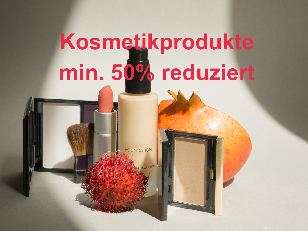 Kosmetikprodukte die reduziert sind