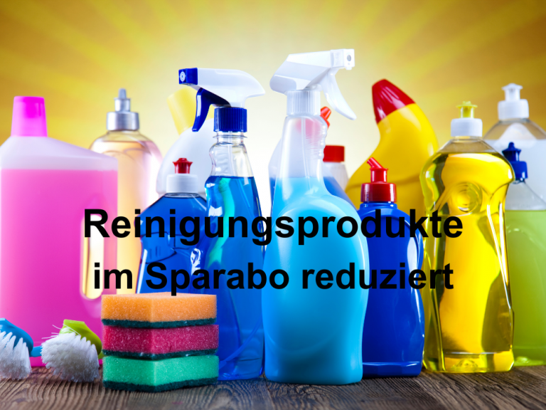 Reinigungsprodukte im Sparabo