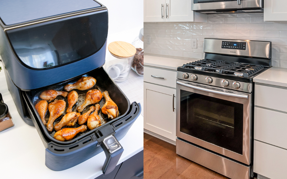 Vergleich vom Airfryer und Backofen